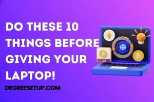 things to do before giving laptop forlaptop for repair