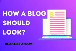 how a blog should look