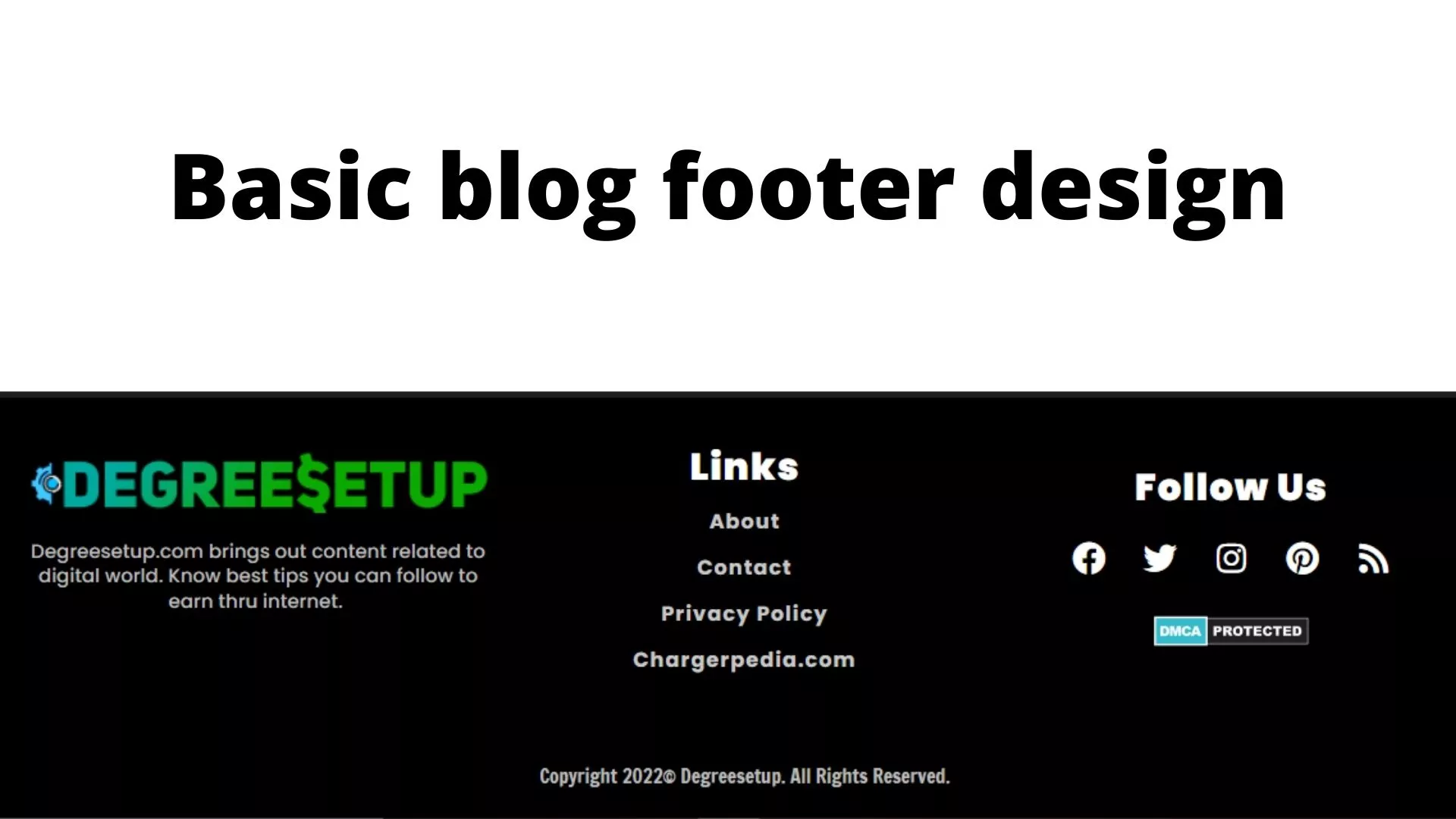 degreesetup blog footer for blog authority
