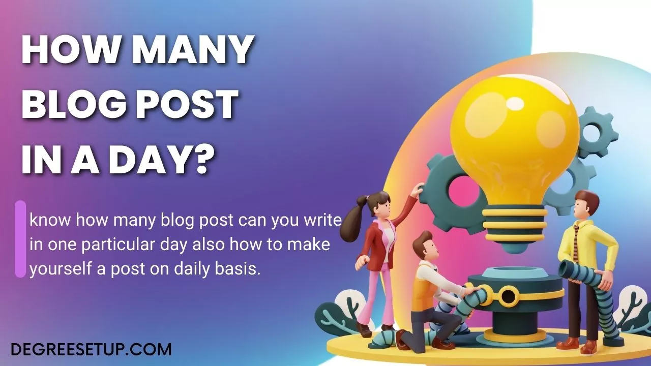how much to write in a blog