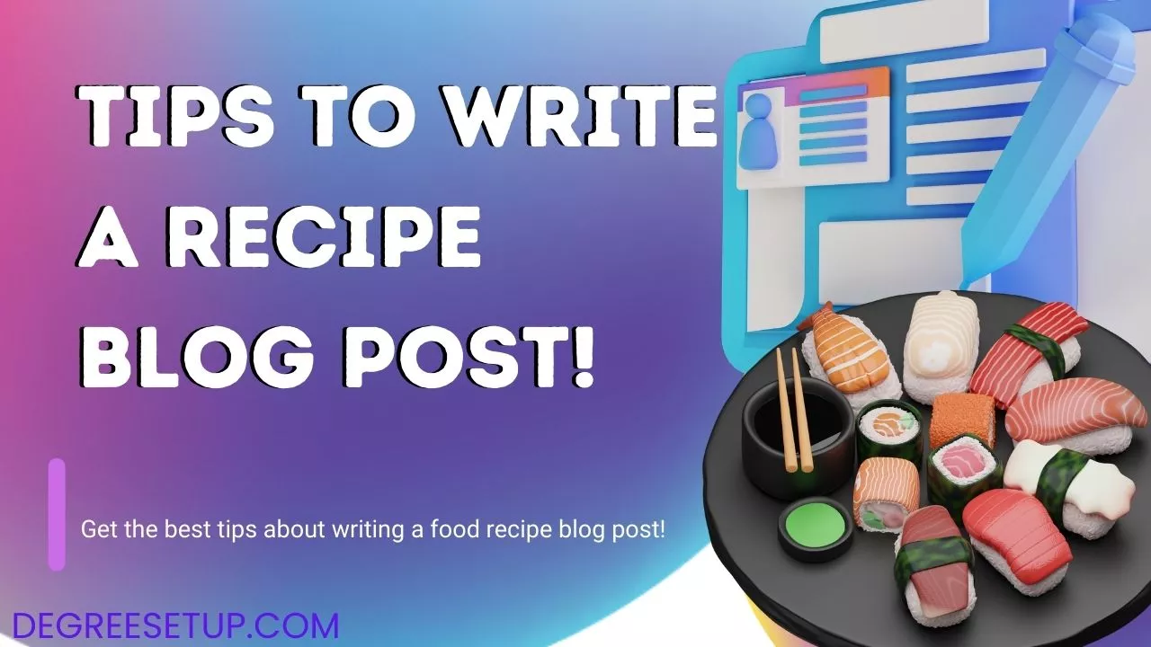 8 best tips to write a recipe blog post that ranks 1