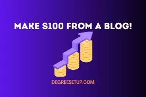 How much traffic is needed to earn $100 with blogging?