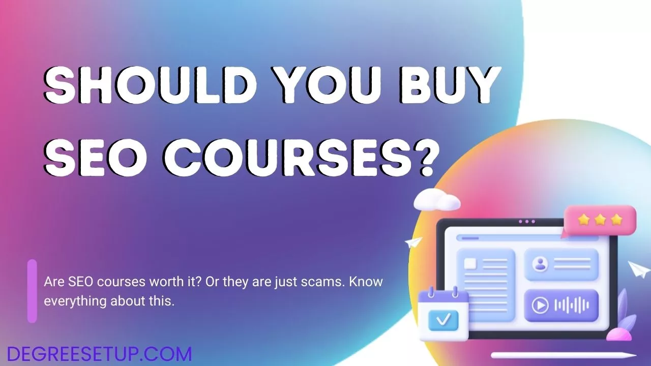 should you buy seo courses