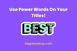 power words in blog title