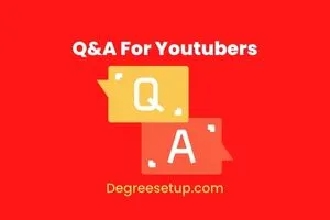 Q&A Questions for youtubers