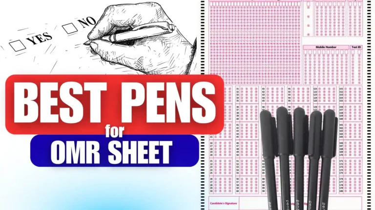 best pens to fill omr sheet