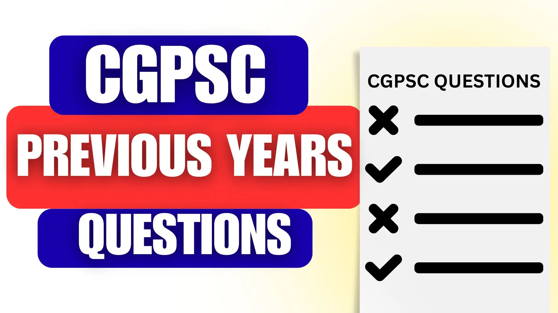 cgpsc previous year question paper