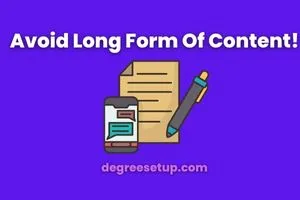 Reasons To Avoid Long Form Of Content!